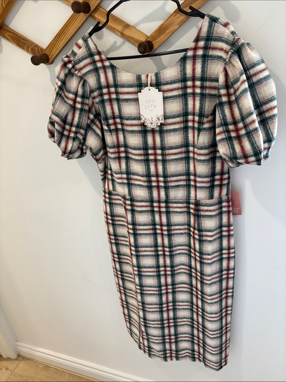 Ivy City Co. Molly Plaid Pencil Dress